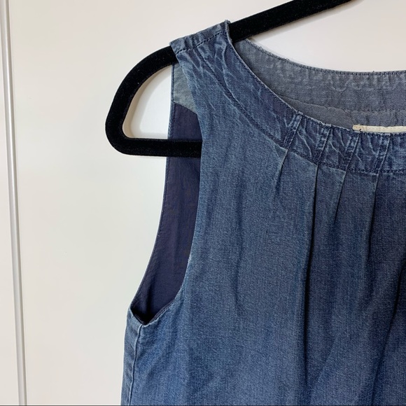 Women’s Fossil Double Pocket Denim Tank Dress - Picture 4 of 16
